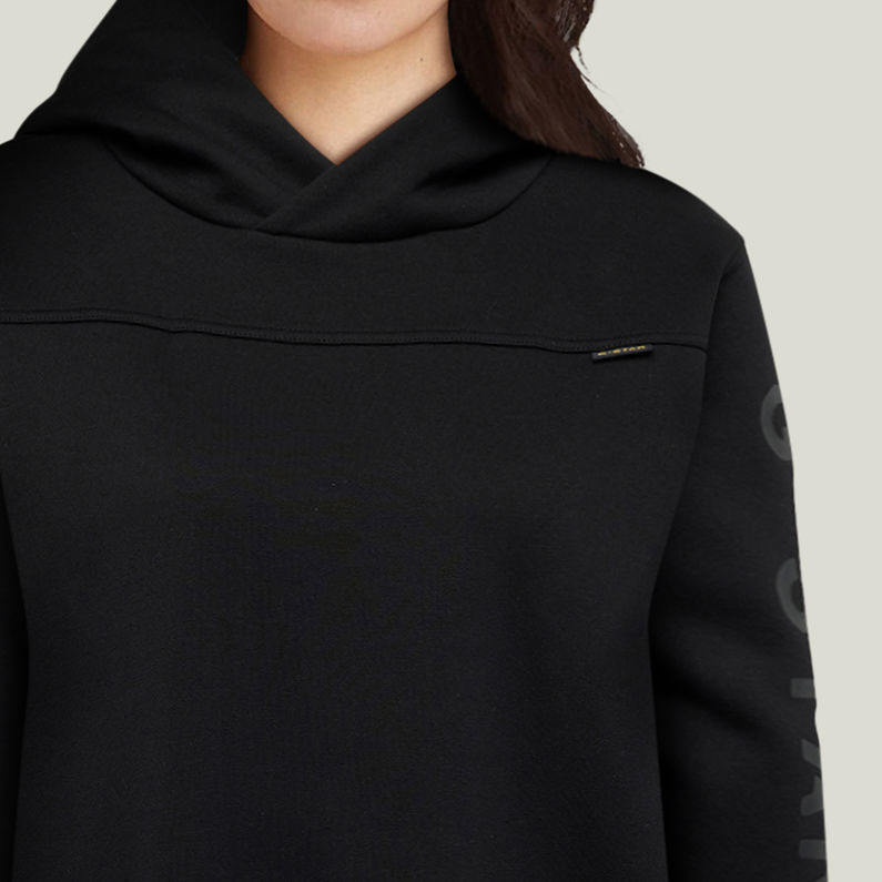 G-STAR® Robe sweat à capuche Graphic Loose Noir