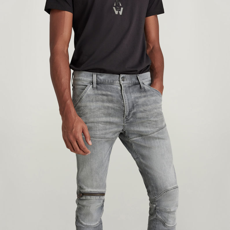 G-STAR® 5620 Zip Knee Skinny Jeans Grau