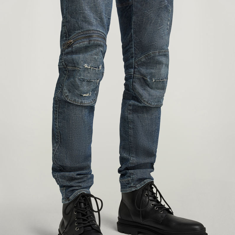 G-STAR® Jean 5620 Zip Knee Skinny Bleu moyen
