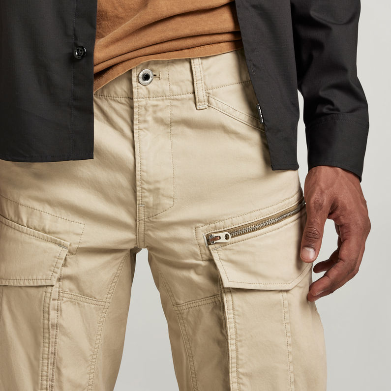 G-STAR® Rovic Zip 3D Regular Tapered Pants Beige