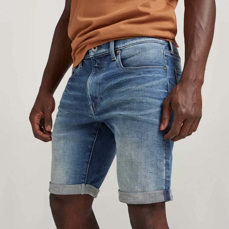 G-STAR® 3301 Slim Shorts Mittelblau