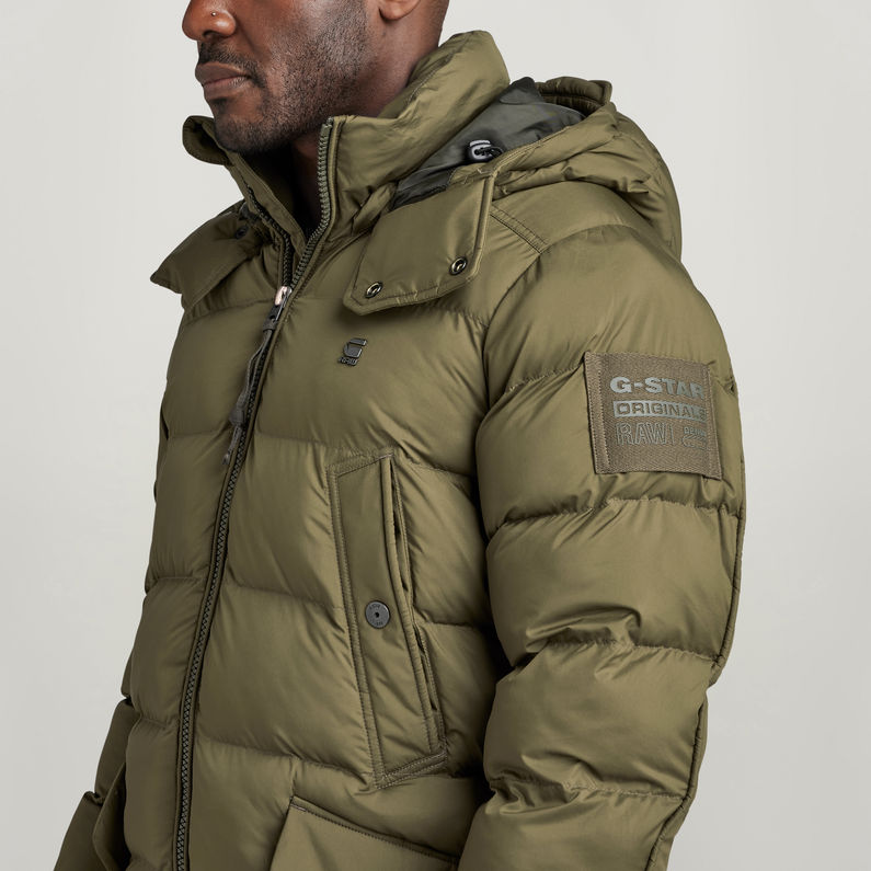 G-STAR® G-Whistler Padded Hooded Parka Grün