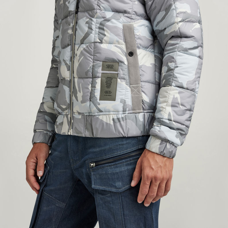 G-STAR® Meefic Squared Quilted Hooded Jacket Multi color
