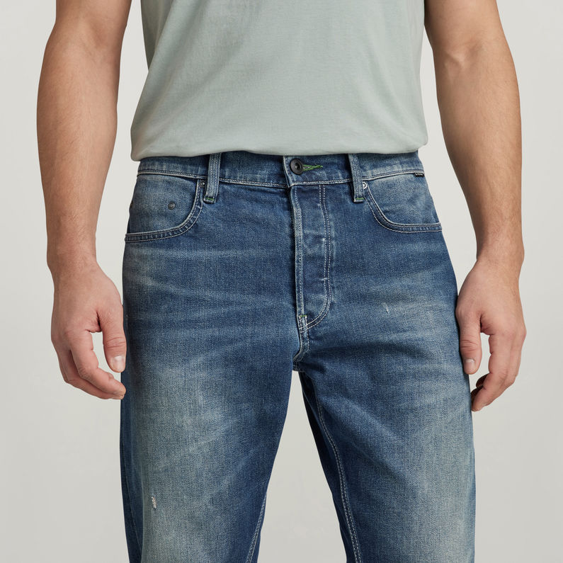 G-STAR® Triple A Regular Straight Selvedge Jeans Mittelblau