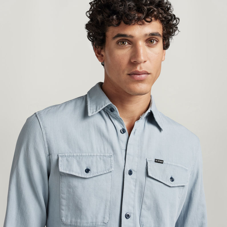 G-STAR® Chemise Marine Slim Bleu moyen