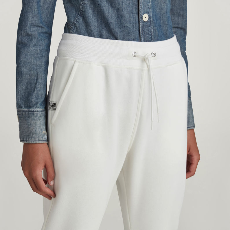 G-STAR® Premium Core 3D Tapered Sweatpants White