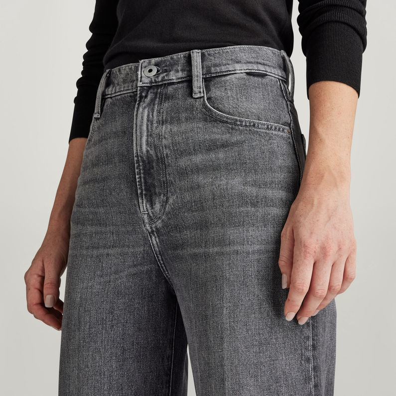 G-STAR® Deck Ultra High Wide Leg Jeans Grau