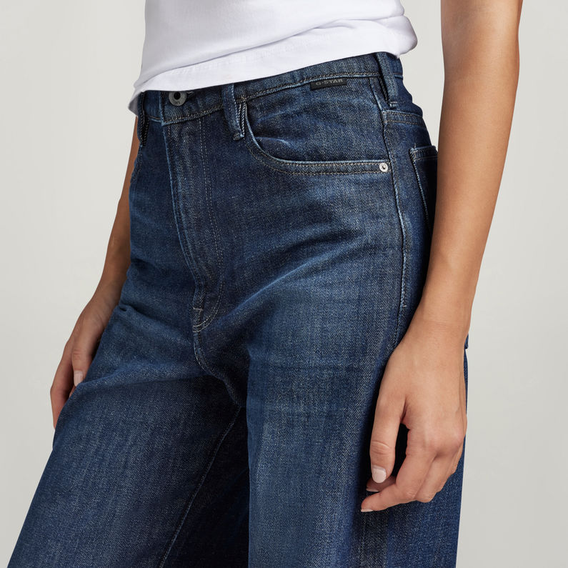 G-STAR® Deck Ultra High Wide Leg Jeans Dunkelblau
