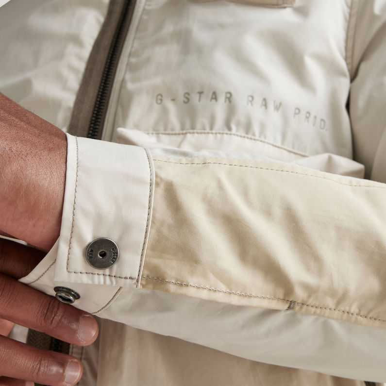 G-STAR® Zip Pocket Bomber White