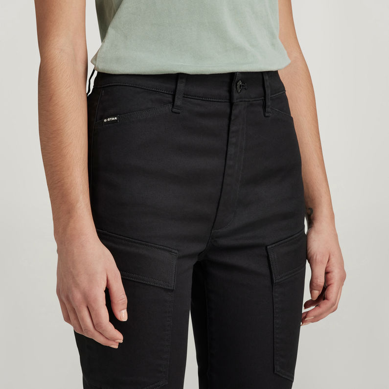 G-STAR® Kafey Cargo Ultra High Skinny Jeans Schwarz