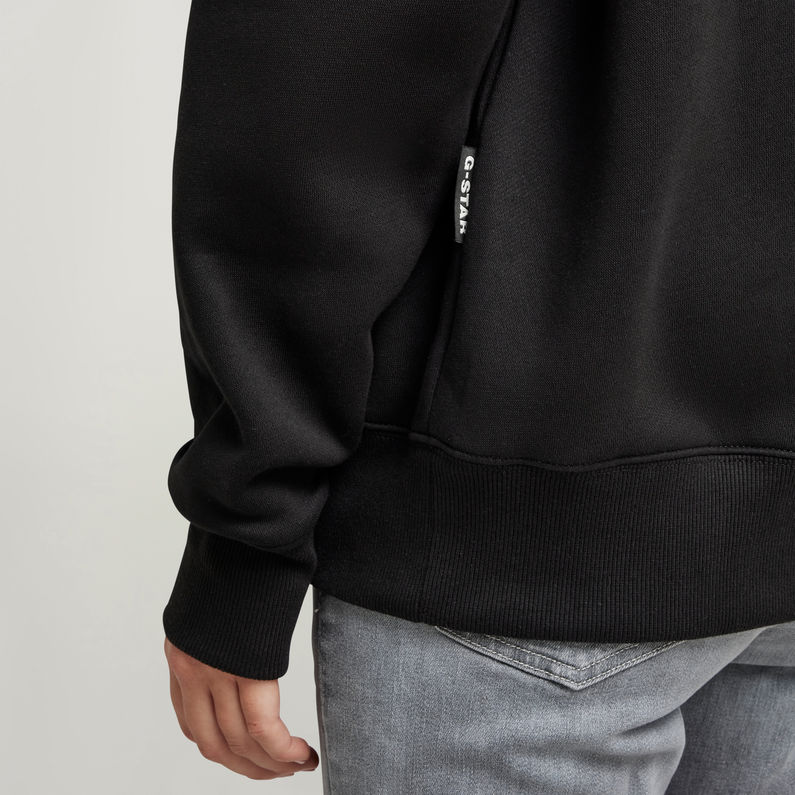 G-STAR® Unisex Core Oversized Hooded Sweater Black