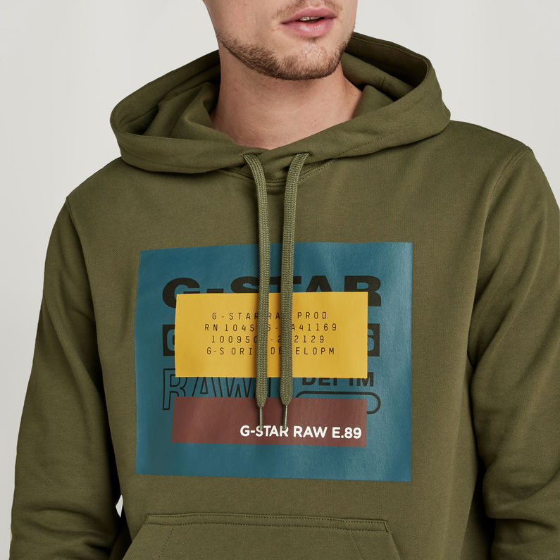 G-STAR® Originals Hooded Sweater Green