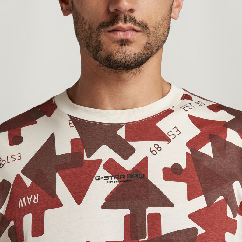 G-STAR® Camiseta Arrow Camo Loose Multi color