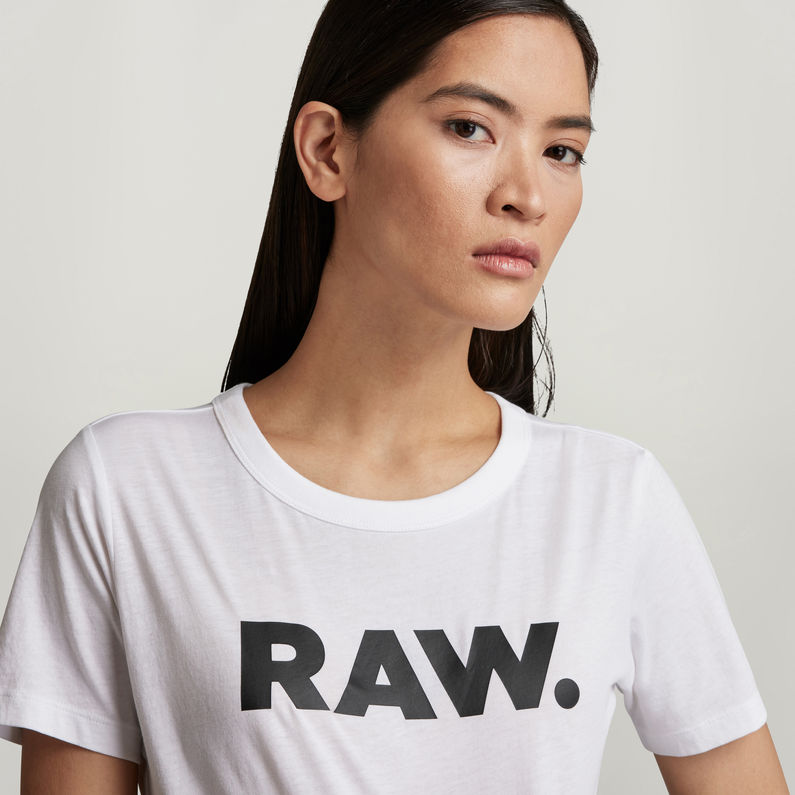 G-STAR® RAW. Slim T-Shirt Weiß