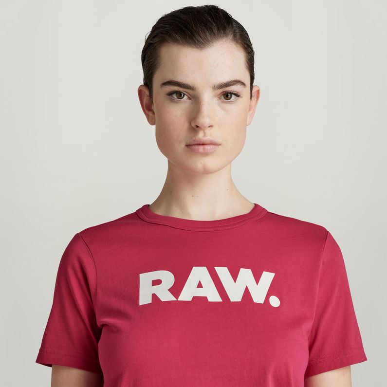 G-STAR® RAW. Slim T-Shirt Rot