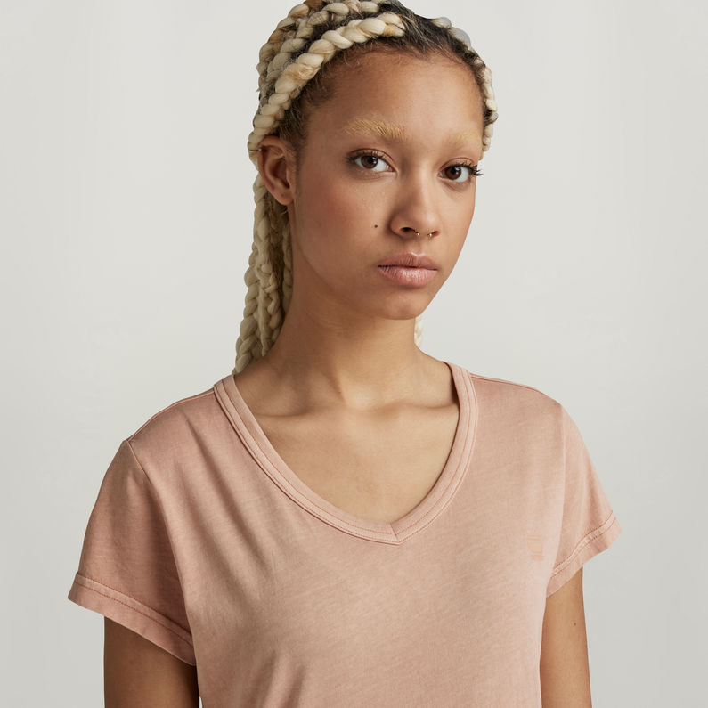 G-STAR® Eyben Slim T-Shirt Over dyed Pink