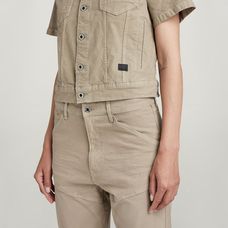 G-STAR® Arc Jacket Short Sleeve Beige