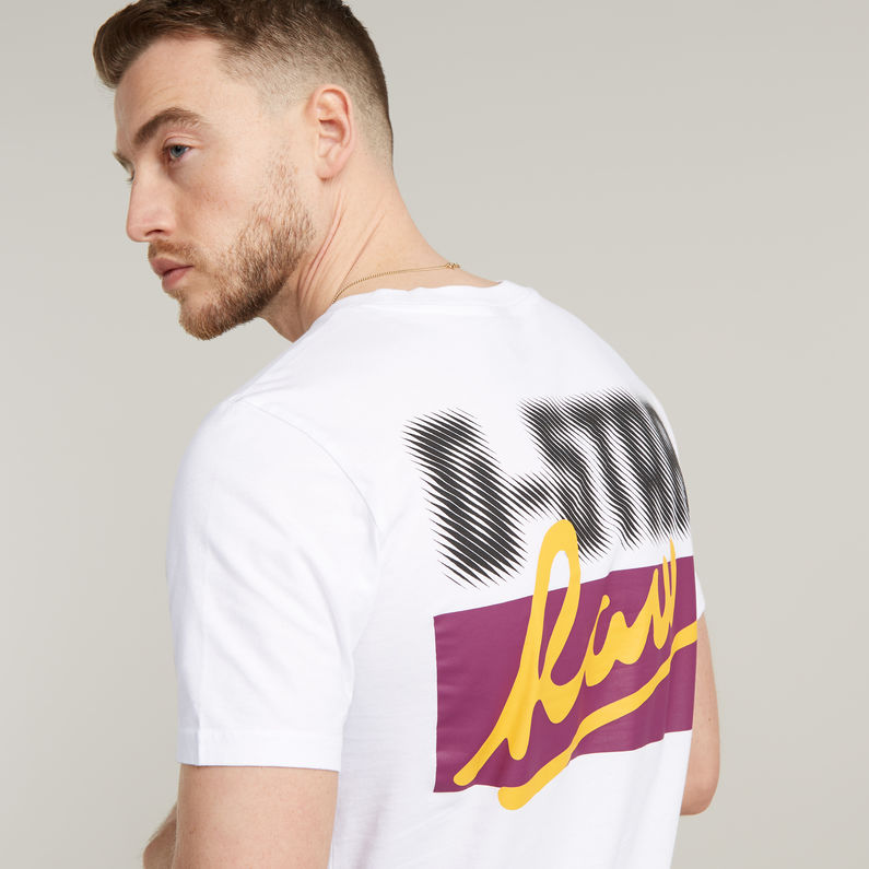 G-STAR® Back Graphic Slim T-Shirt White