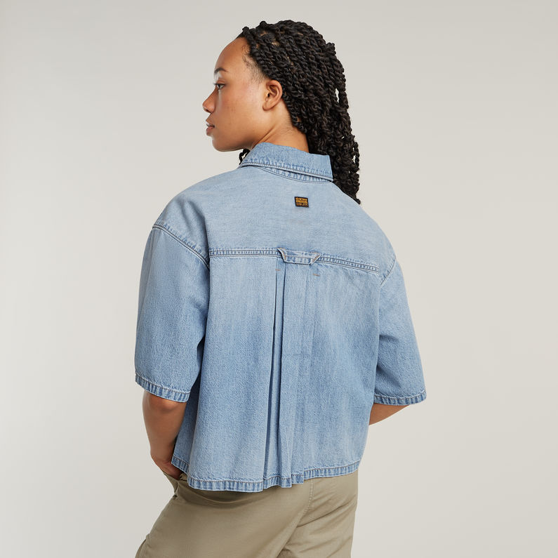 G-STAR® Remix Shirt Side Slits Light blue