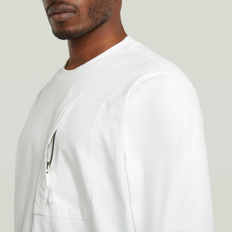 G-STAR® Outdoor Woven Pocket Loose T-Shirt White