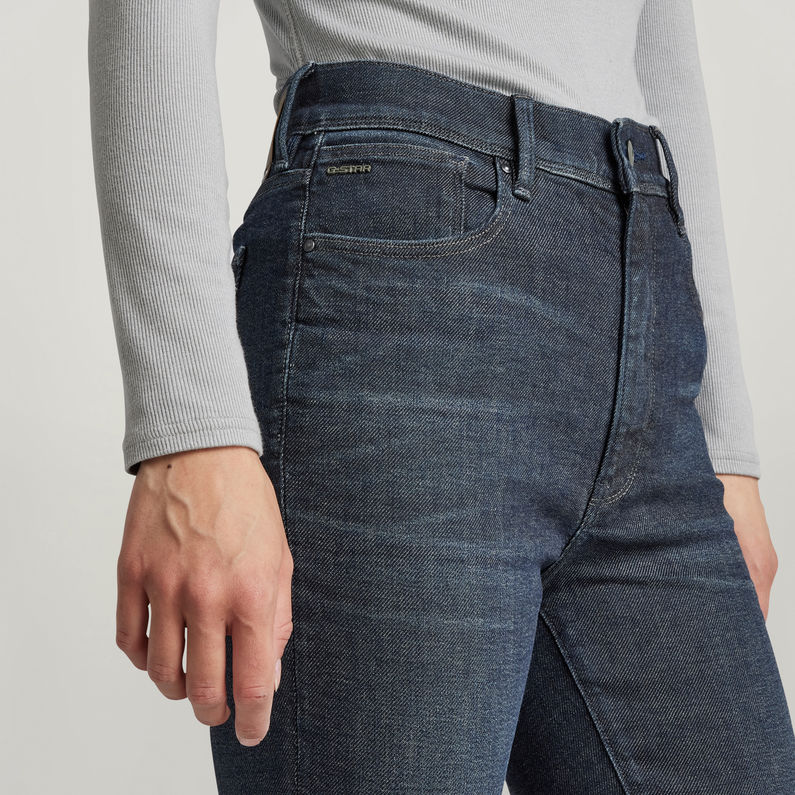 G-STAR® Jean Kafey Ultra High Skinny Bleu foncé