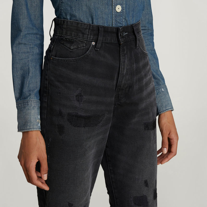 G-STAR® Janeh Ultra High Mom Ankle Jeans Schwarz