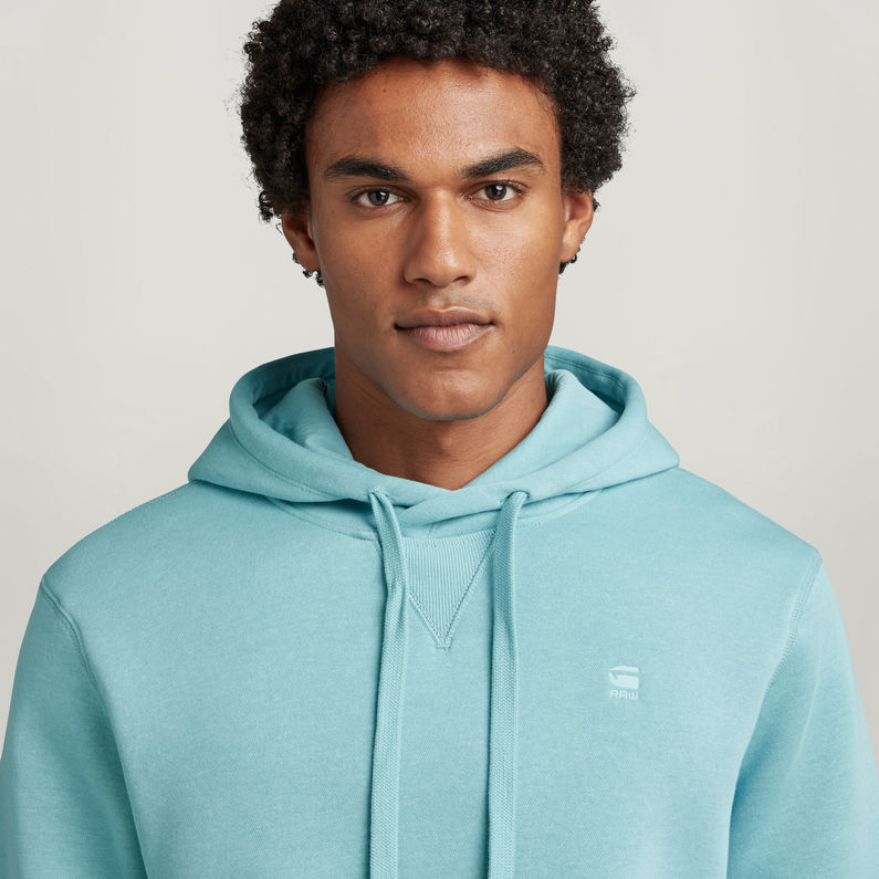 G-STAR® Premium Core Hooded Sweater Light blue