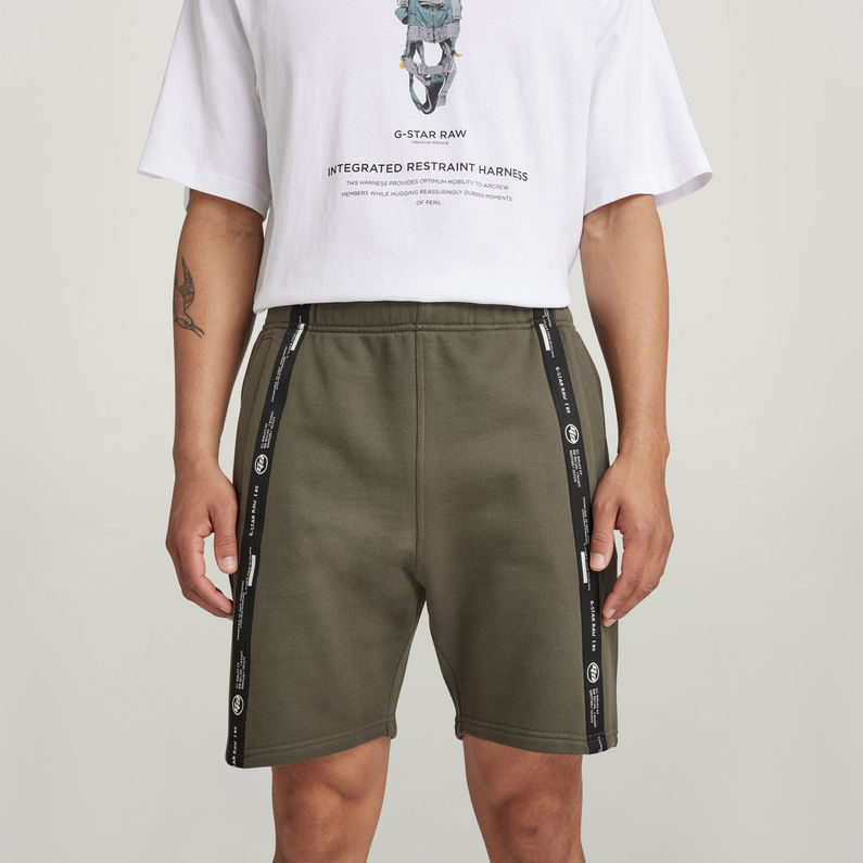 G-STAR® Tape Sweat Shorts Green