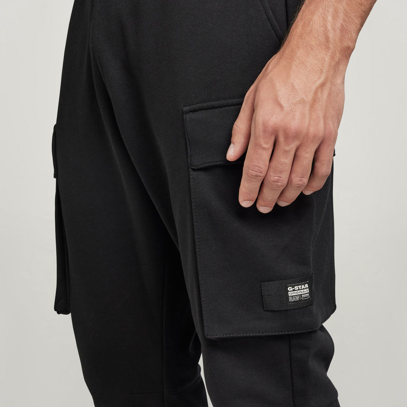 G-STAR® Sweat Pants Cargo Pocket Zwart