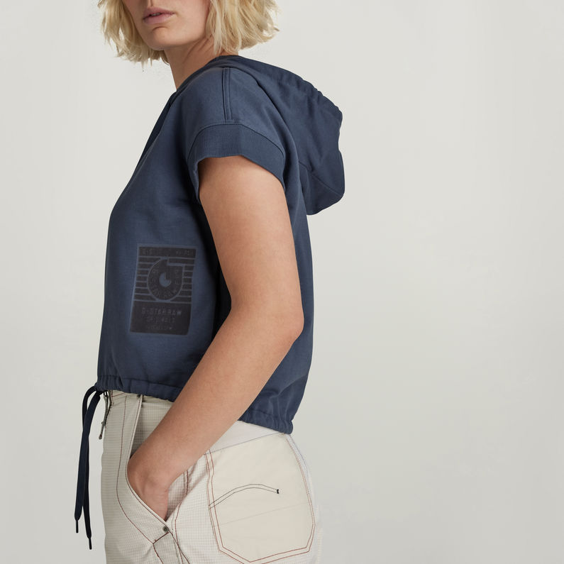 G-STAR® Sudadera con capucha Boxed Graphic Azul intermedio