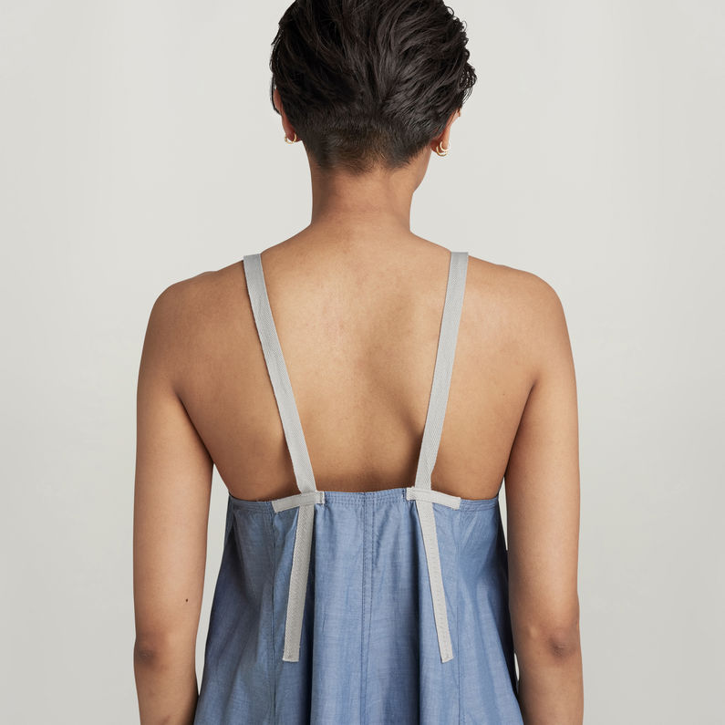 G-STAR® Langes Para Kleid Mittelblau