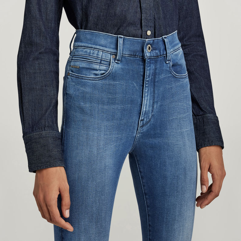 G-STAR® G-Star Shape High Super Skinny Jeans Midden blauw