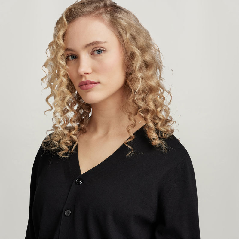 G-STAR® Core Cardigan Knit Schwarz