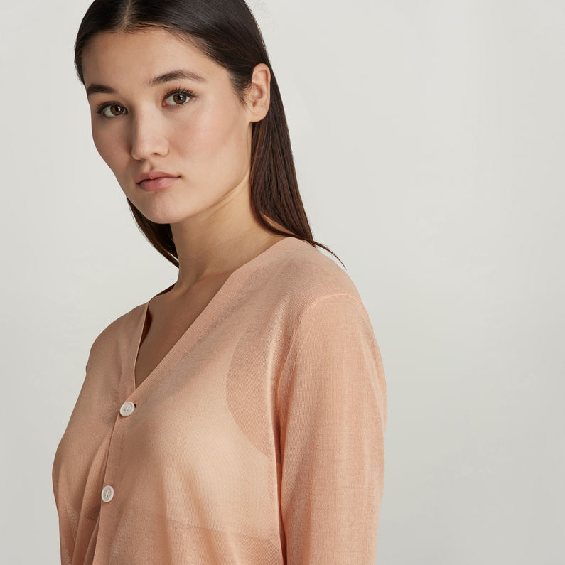 G-STAR® Gebreid Vest Core Roze