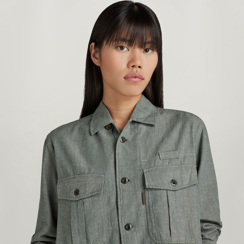 G-STAR® Officer Boyfriend Shirt Groen