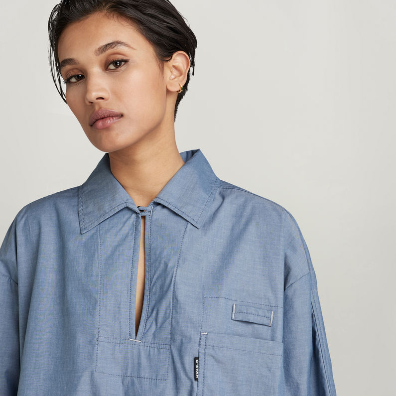 G-STAR® Polo Bowling Bleu moyen