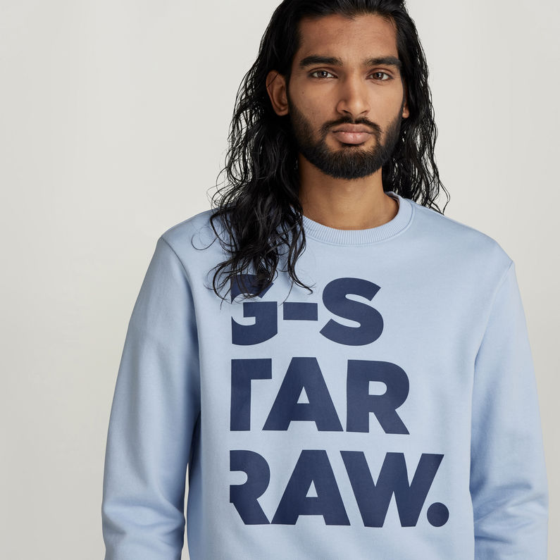 G-STAR® Bold Graphic Sweater Light blue