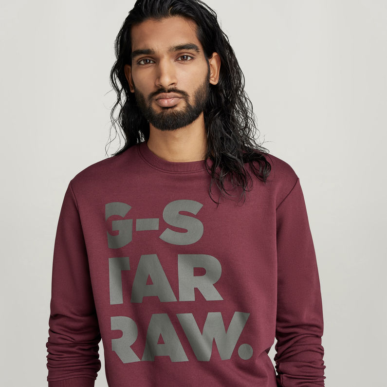 G-STAR® Bold Graphic Sweater Rood
