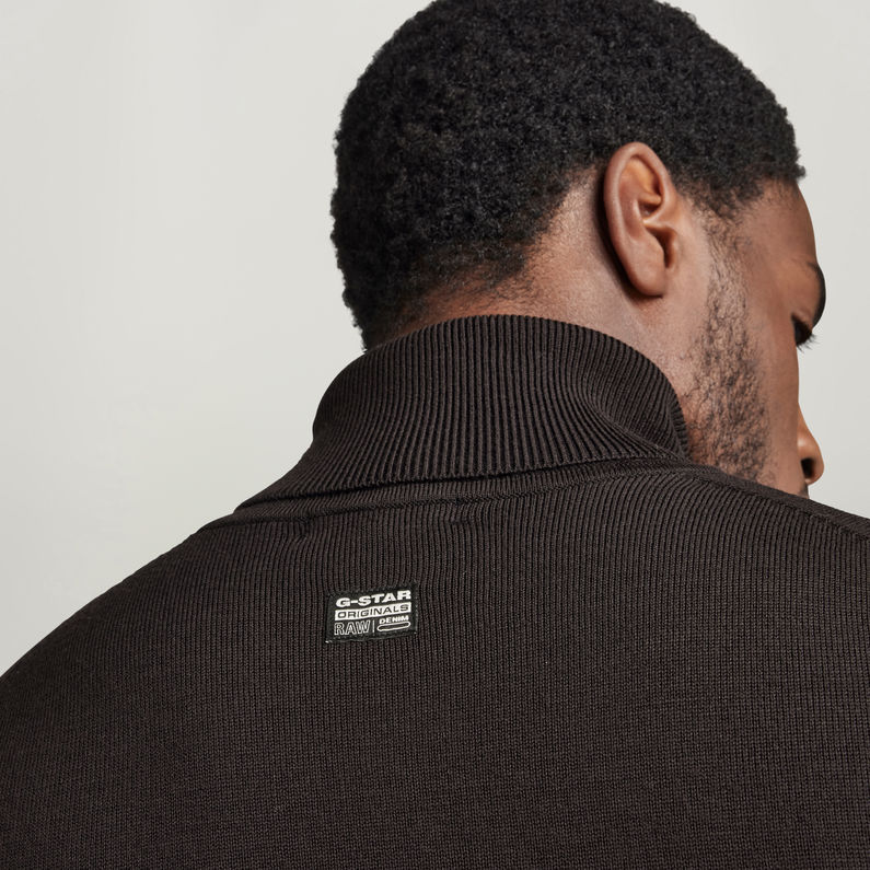 G-STAR® Premium Core Gebreide Coltrui Zwart