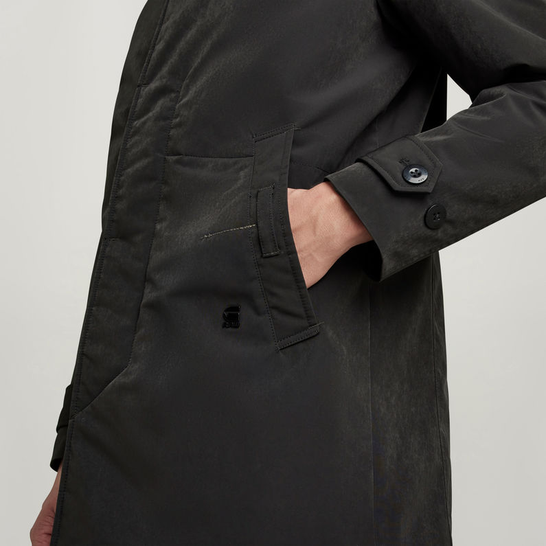 G-STAR® Utility Padded Trench Black