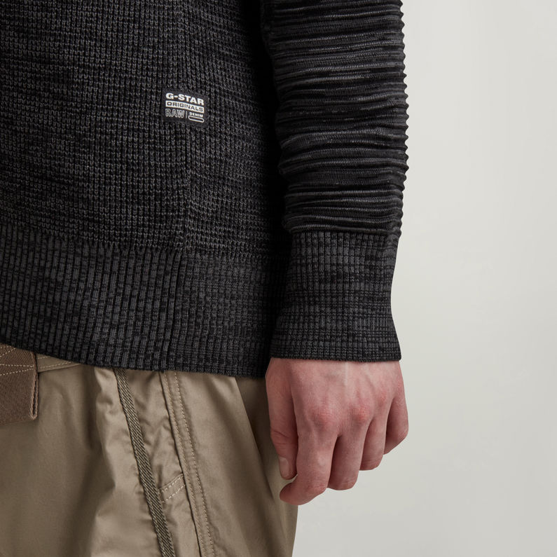 G-STAR® 3D Biker Knitted Zip Through Strickjacke Mehrfarbig