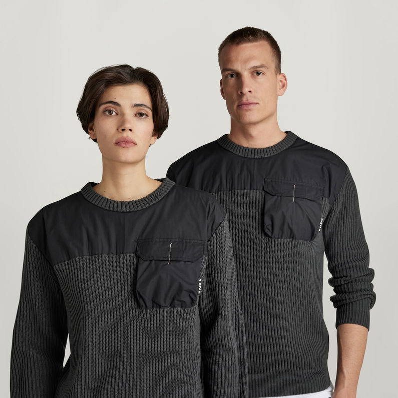 G-STAR® Unisex Army Knit Grey