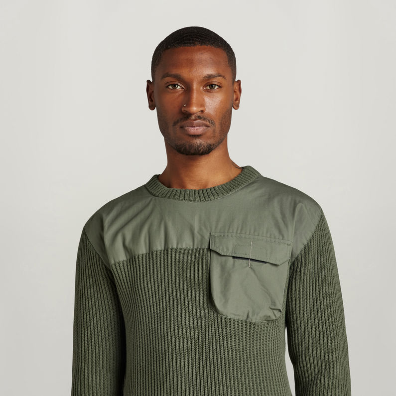 G-STAR® Jersey Unisex Army Knit Verde