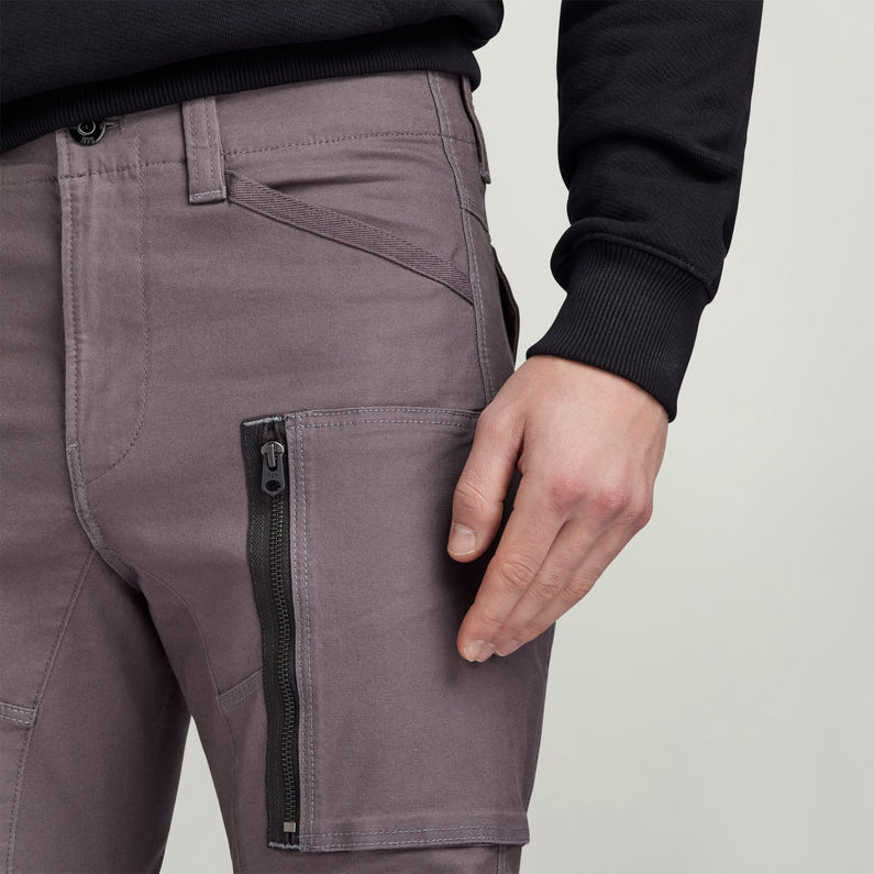 G-STAR® Zip Pocket 3D Skinny Cargo Pants Grey
