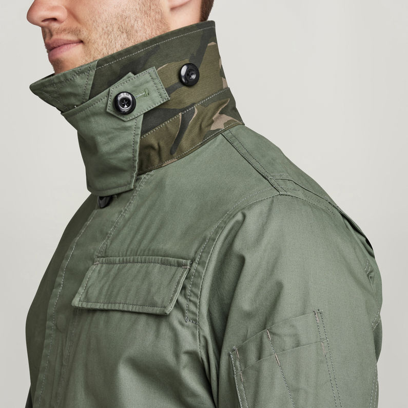 G-STAR® High Collar Overshirt Green