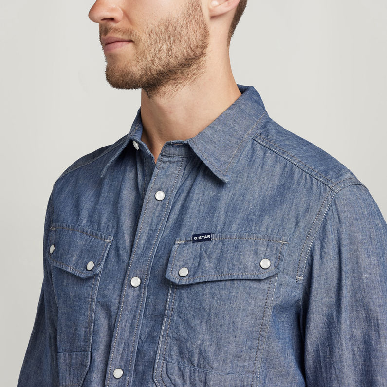 G-STAR® Unisex Vintage Slim Shirt Dark blue