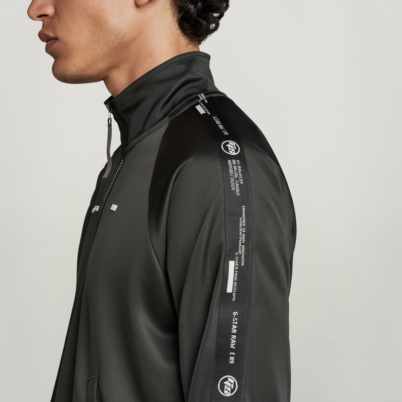 G-STAR® Logo Tape Track Jacket Grey