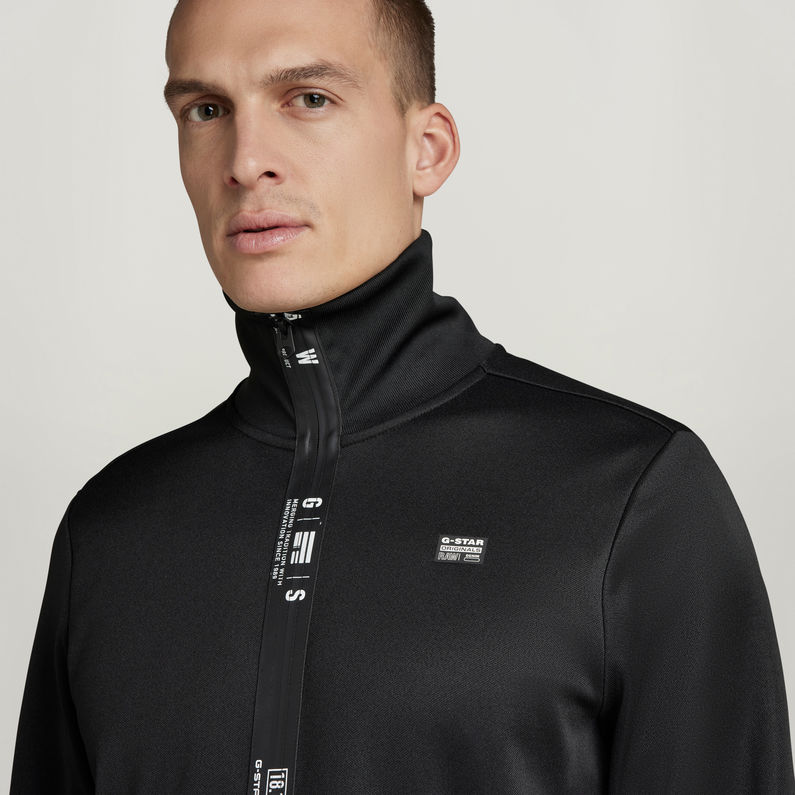 G-STAR® Aichesal or Slim Tracktop Sweat Black