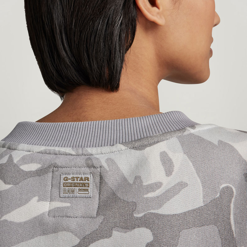 G-STAR® Sweat Cropped Allover Loose Multi couleur