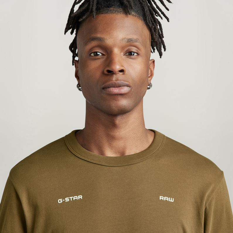G-STAR® Logo Tape T-Shirt Brown